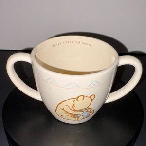 Winnie The Pooh Kids Mug 2 Handles Figurine Surprise Inside